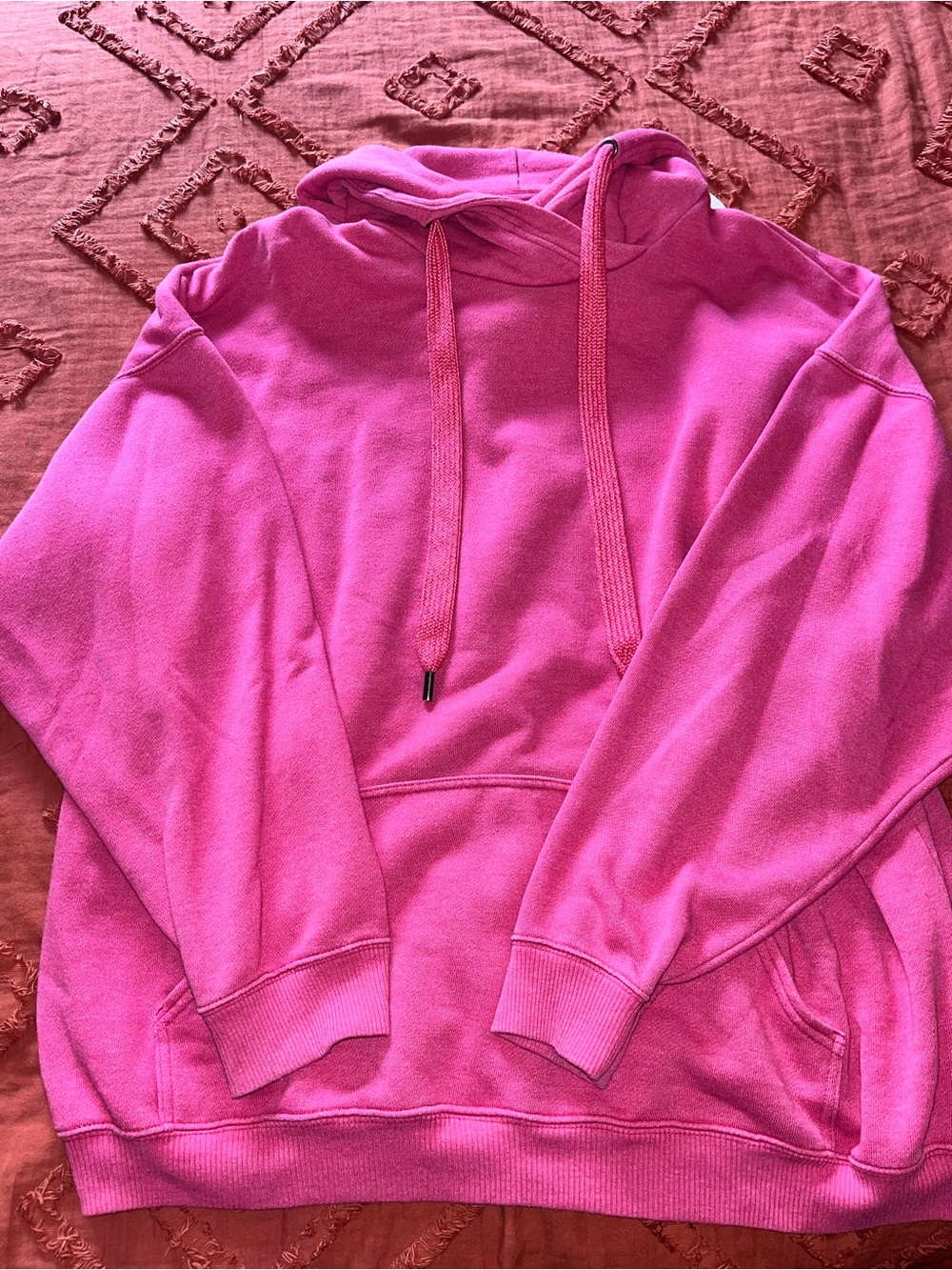 aerie Hot Pink Oversized Hoodie with Kangaroo Pocket